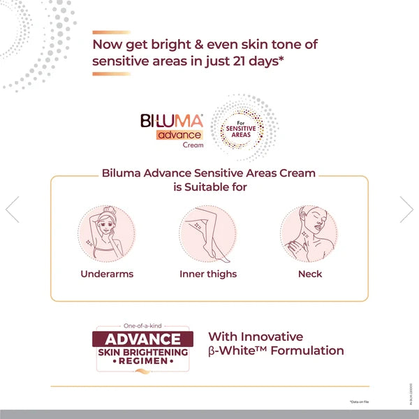 Cetaphil Biluma Advance Cream for Sensitive Areas - 25G