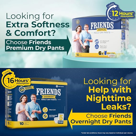 Friends Premium Adult Dry Pants-L 10's