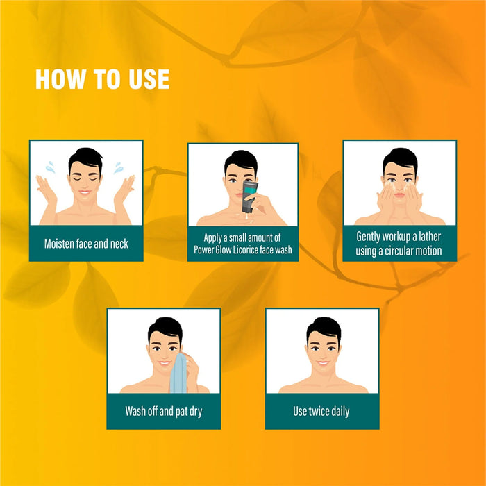 Himalaya Men Power Glow Licorice Face Wash