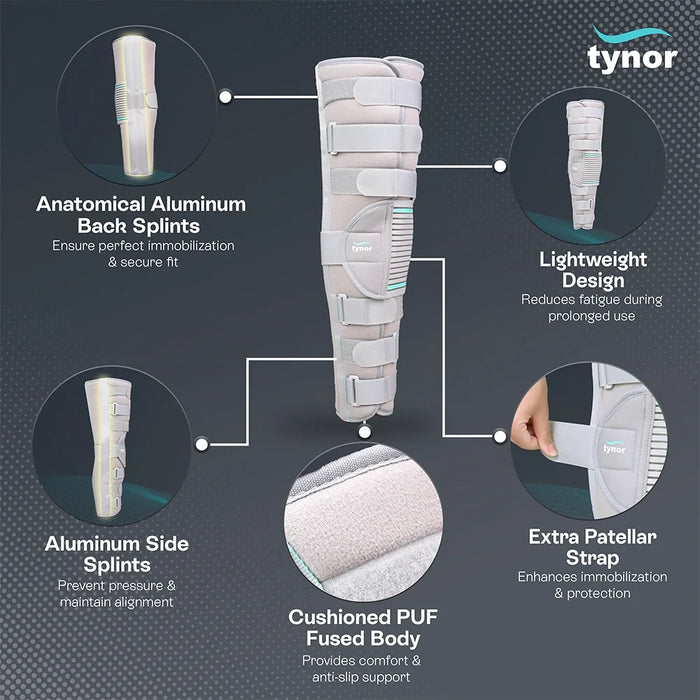 Knee Immobiliser 22"/56cm Tynor