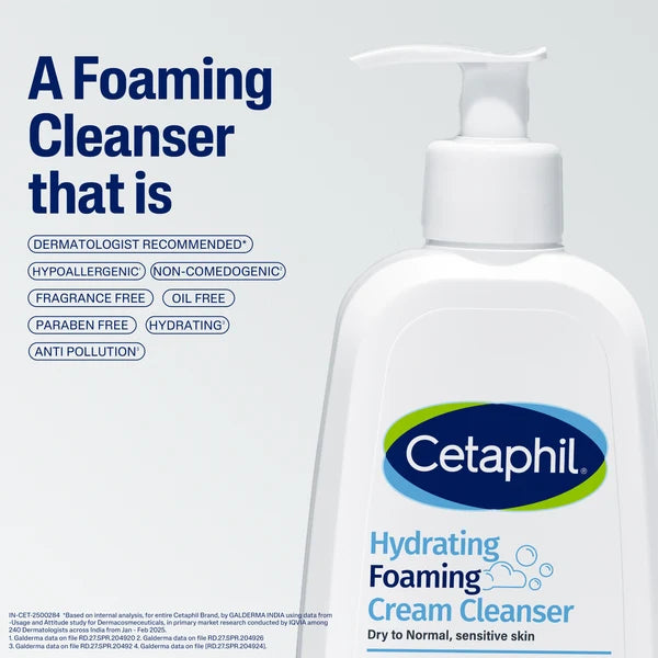 Cetaphil Hydrating Foaming Cream Cleanser 236 ml