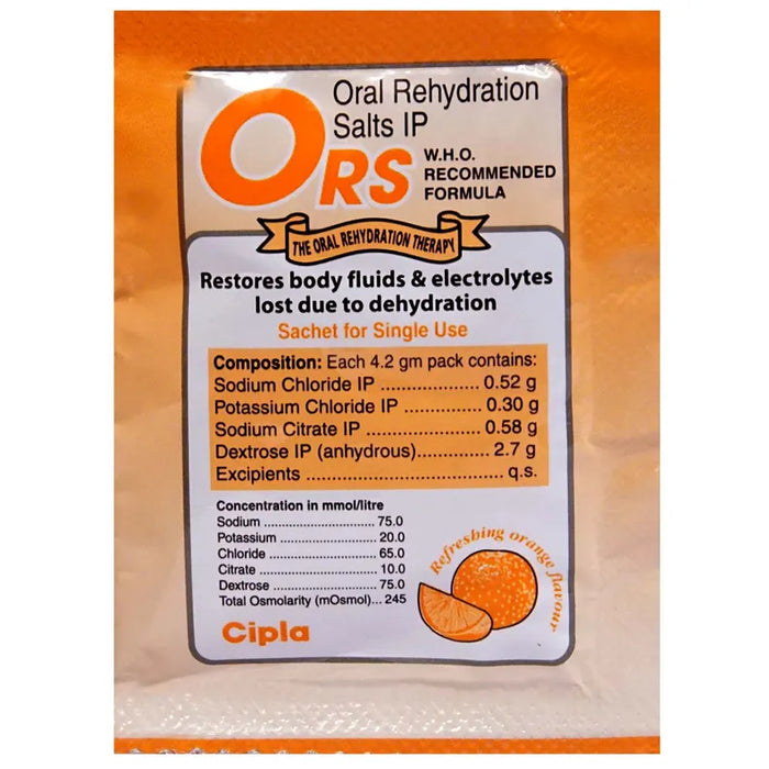 Ors Orange Flavour Sachet Of 4.2Gm