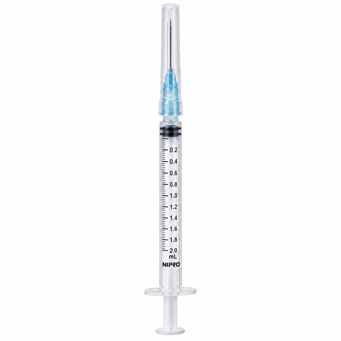 3-part syringe  Luer Slip with needle CENTRIC NIPRO