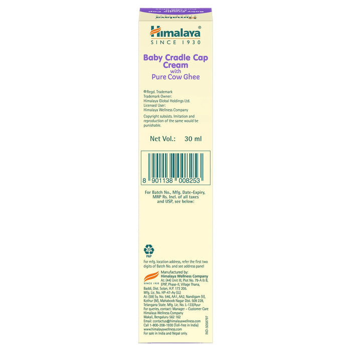 Himalaya Baby Cradle Cap Cream with Pure Cow Ghee-30ML