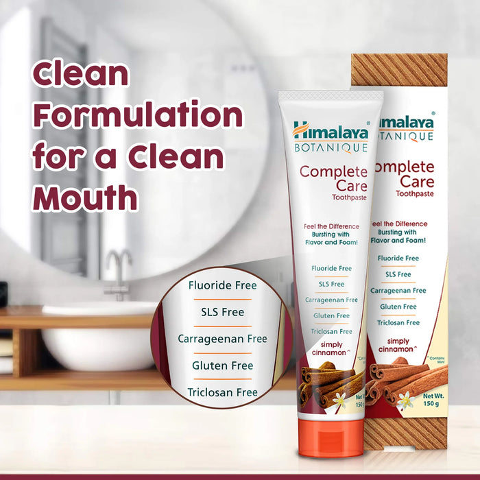 BOTANIQUE Complete Care Toothpaste (Simply Cinnamon)-150g