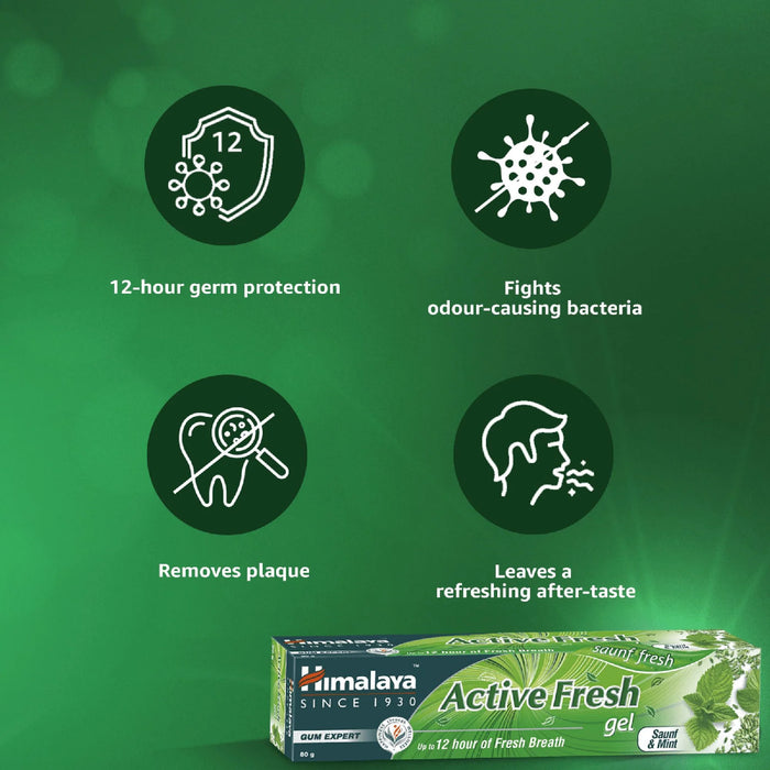 Himalaya Active Fresh Gel-80g