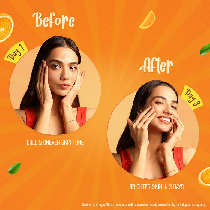 Himalaya Brightening Vitamin C Orange Face Serum Cream
