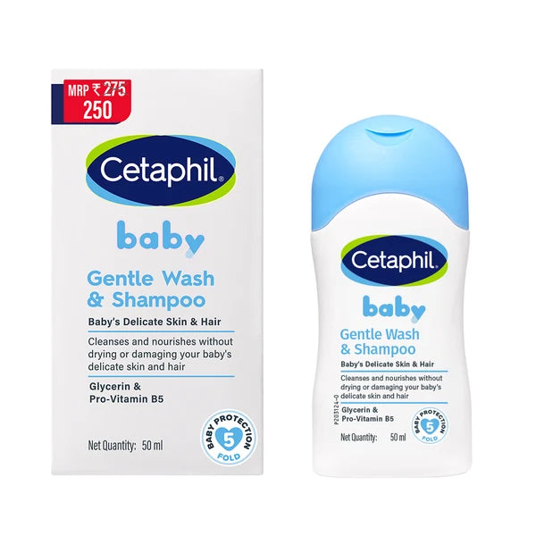 Cetaphil Baby Gentle Wash & Shampoo - 50 ml