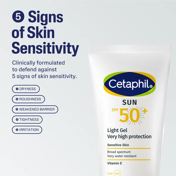 Cetaphil Sunscreen SPF 50  Dermat recommended for Sensitive Skin-50ML