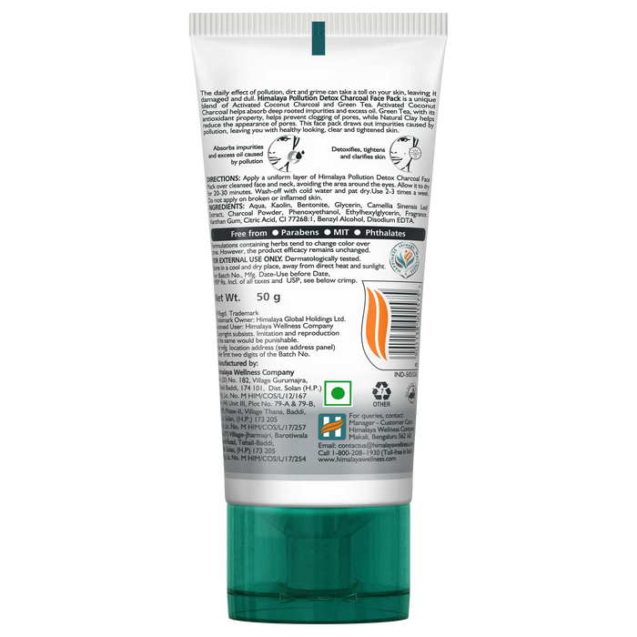 Himalaya Pollution Detox Charcoal Face Pack