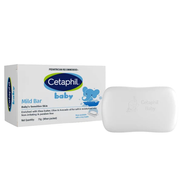 Cetaphil Baby Mild Bar with Shea Butter-75g