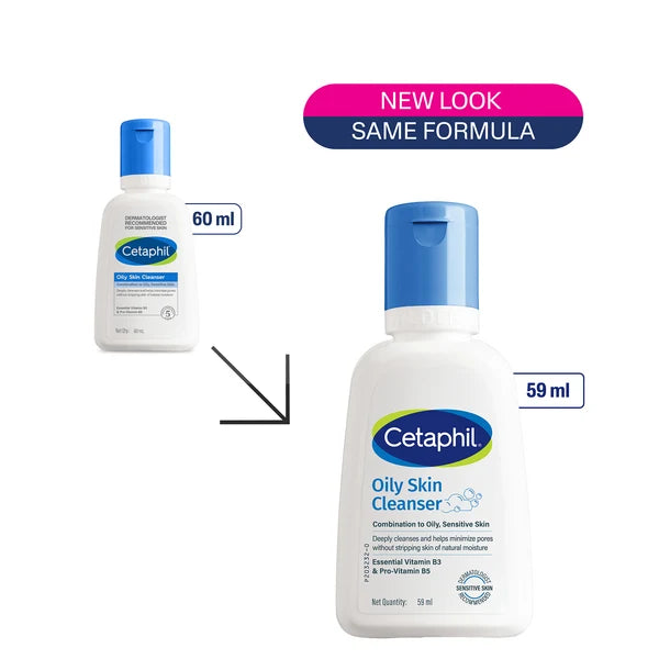 Cetaphil Travel Pack - Cleanser + Moisturiser | Combination to Oily Skin Type
