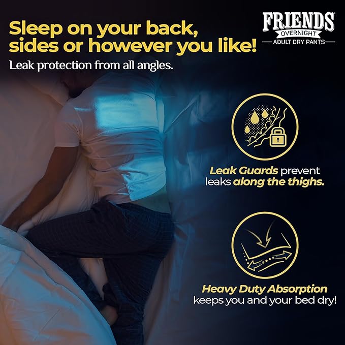 Friends Overnight Adult Diapers-L 10's