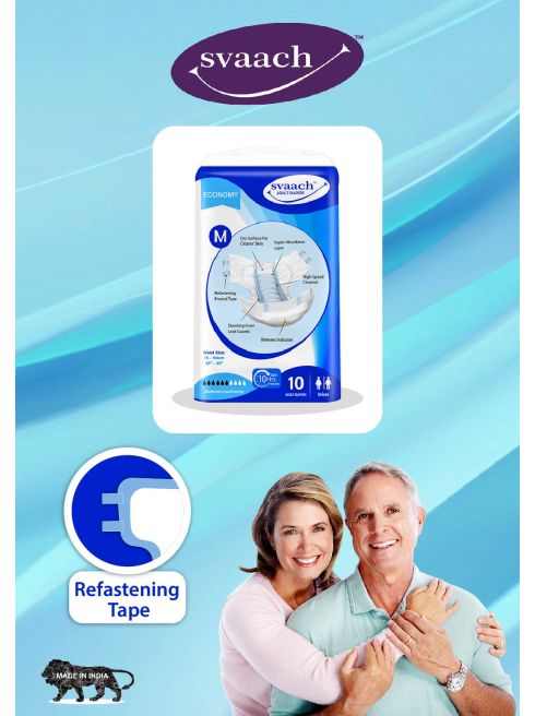 Adult Diaper Economy Svaach-M 10's