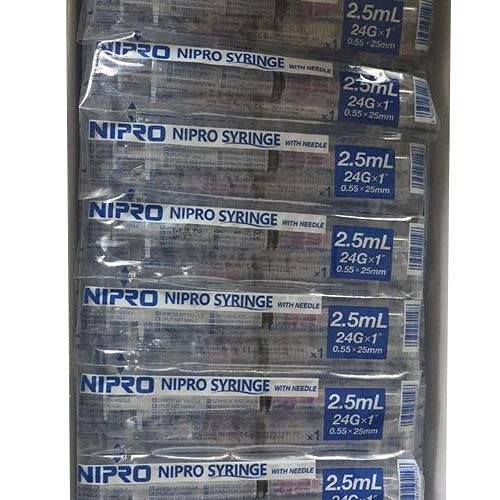 Nipro 2.5ml Single With Needle
