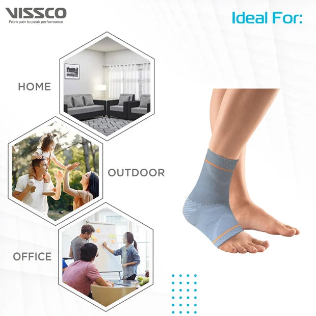 Vissco Ankle Support with Silicone Pressure Pad | ADV