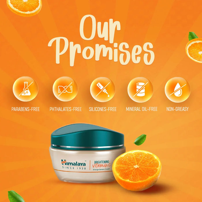 Himalaya Brightening Vitamin C Orange Face Serum Cream