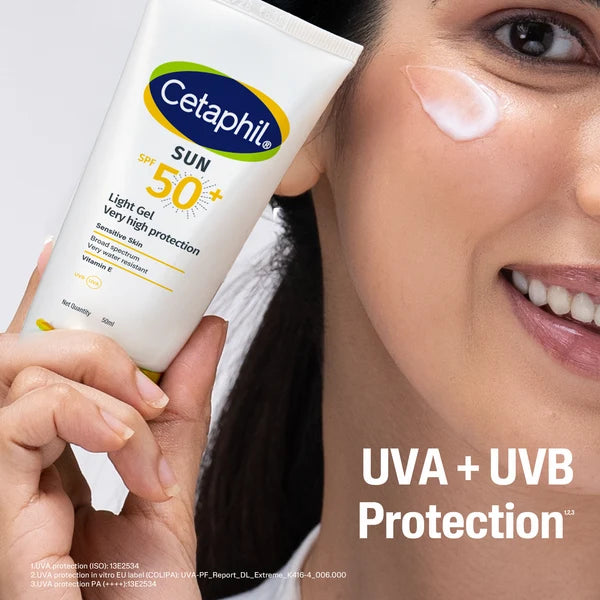 Cetaphil Sunscreen SPF 50  Dermat recommended for Sensitive Skin-50ML
