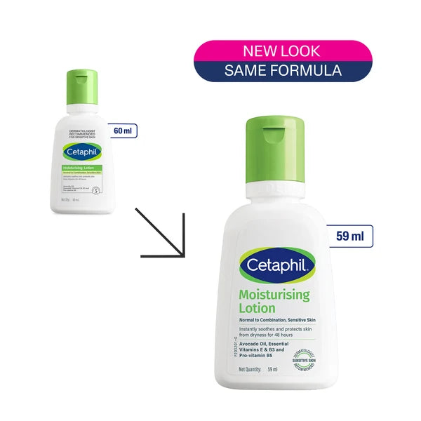 Cetaphil Travel Pack - Cleanser + Moisturiser | Dry to Normal Skin Type 59ml+59ml
