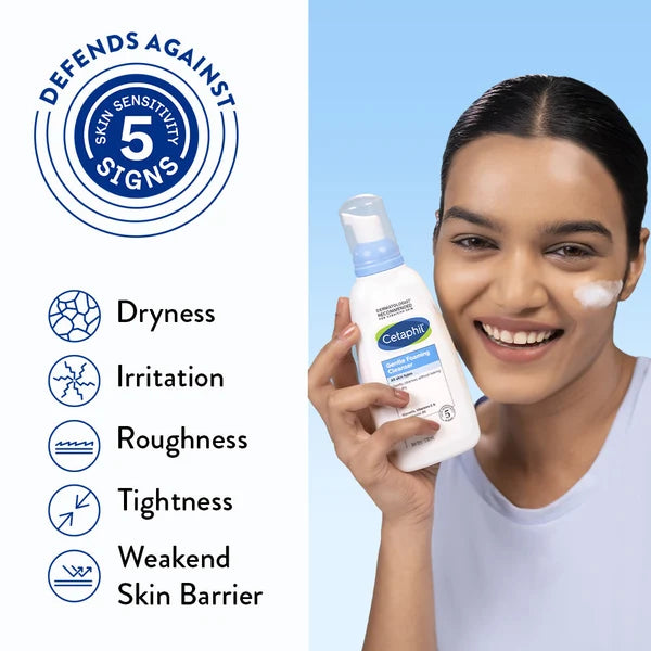 Cetaphil Gentle Foaming Cleanser for Dry to Normal Sensitive skin-236ml