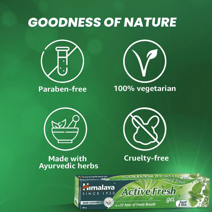 Himalaya Active Fresh Gel-80g