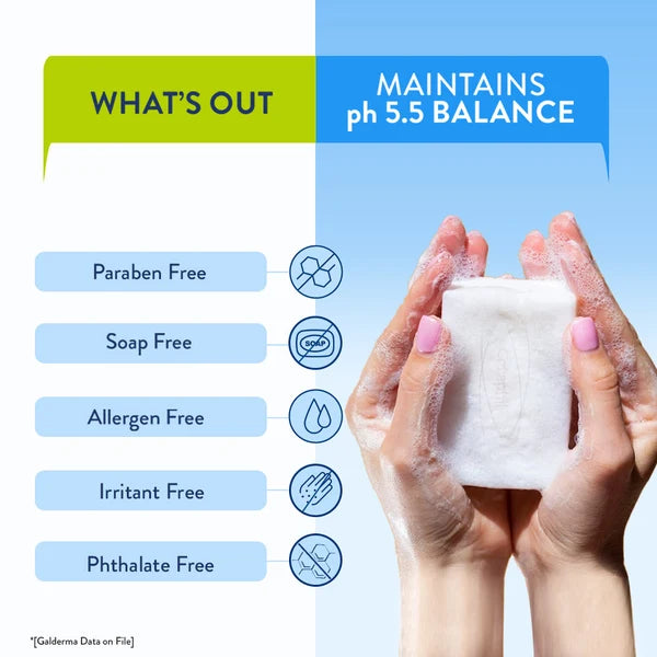 Cetaphil Cleansing & Moisturising Syndet Bar With Shea butter-75g