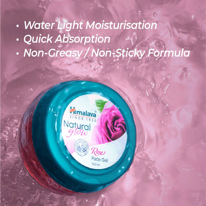Himalaya Natural Glow Rose Face Gel-100ML