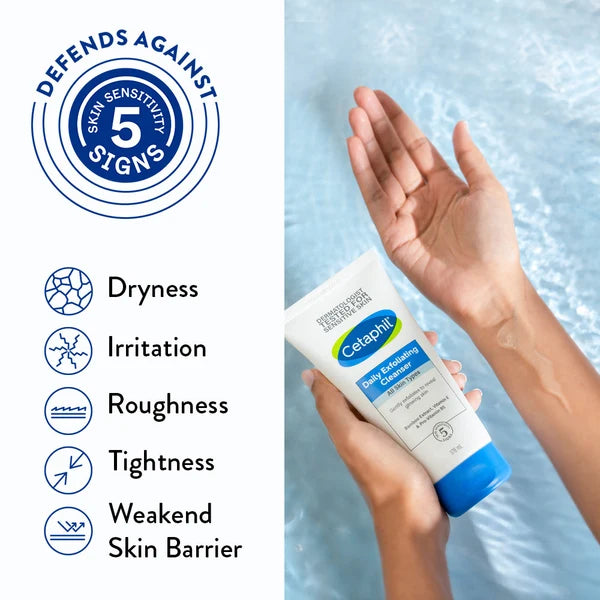 Cetaphil Daily Exfoliating Cleanser with Vitamin B5 and E