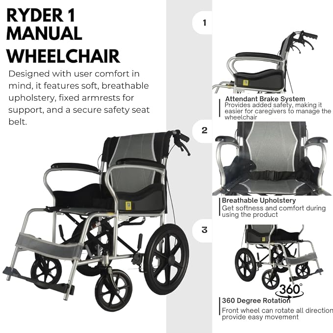 Karma Ryder 1 Manual Folding Wheel Chair