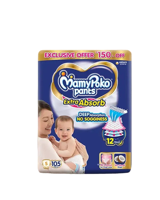 MamyPoko Pants Extra Absorb S-105'S