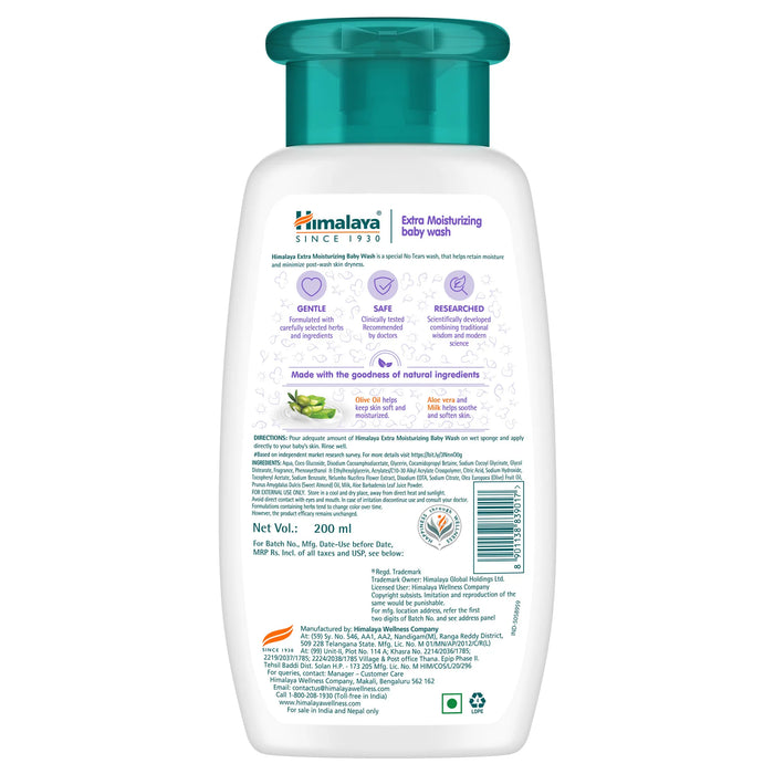 Himalaya Extra Moisturizing Baby Wash