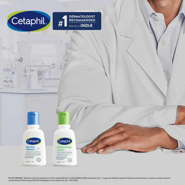 Cetaphil Travel Pack - Cleanser + Moisturiser | Combination to Oily Skin Type