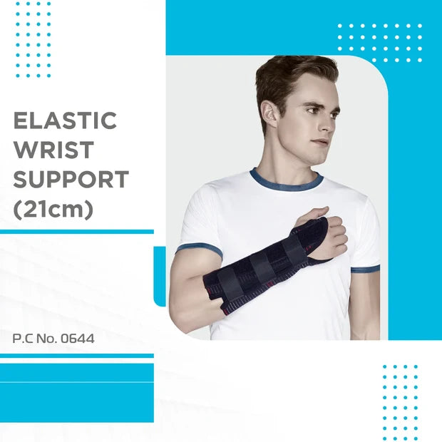 Vissco Elastic Wrist Support (21 cms) | Firm Support for Colles Fracture
