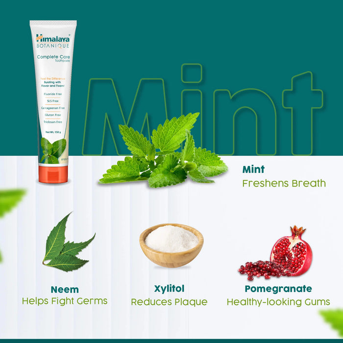 BOTANIQUE Complete Care Toothpaste (Simply Mint)-150g