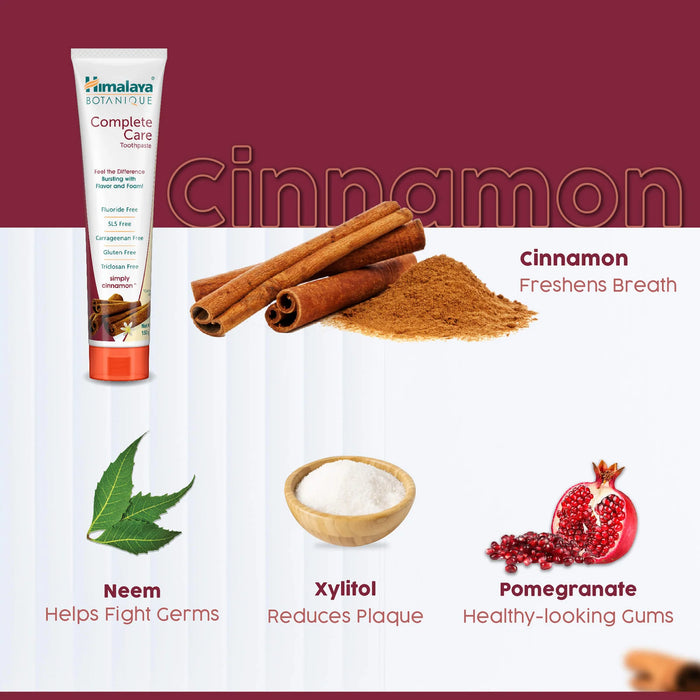 BOTANIQUE Complete Care Toothpaste (Simply Cinnamon)-150g