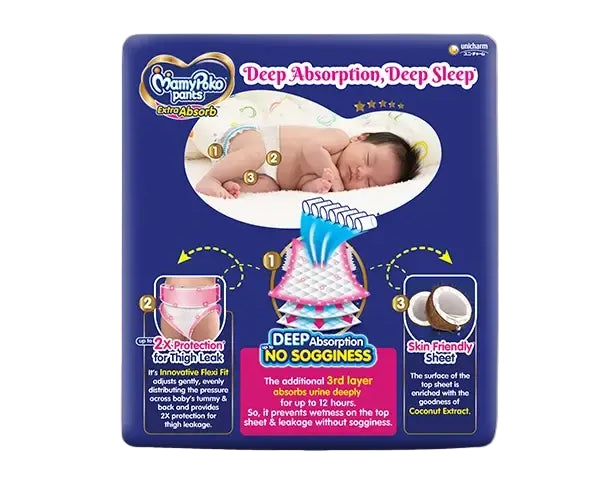 MamyPoko Pants Extra Absorb S-66'S