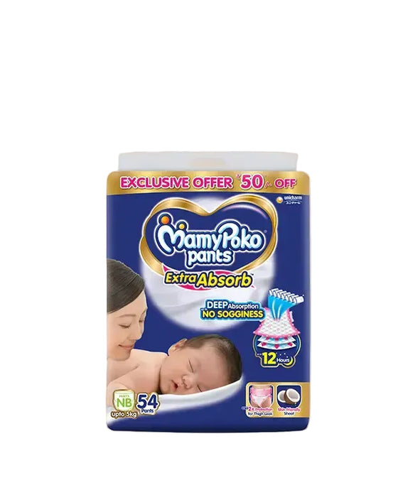 MamyPoko Pants Extra Absorb NB-54's