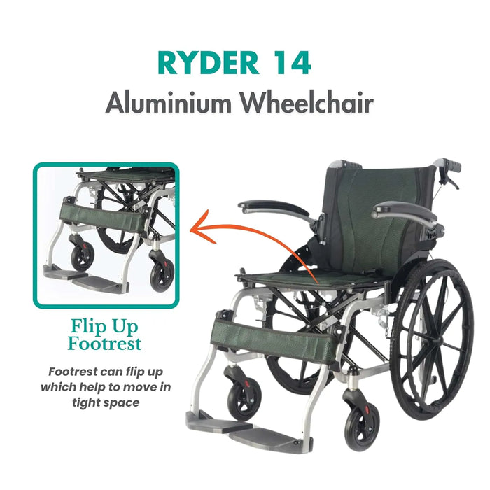 Karma Ryder 14 AWC-AR FR Mag Wheel Chair