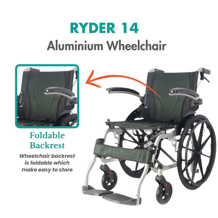 Karma Ryder 14 AWC-AR FR Mag Wheel Chair