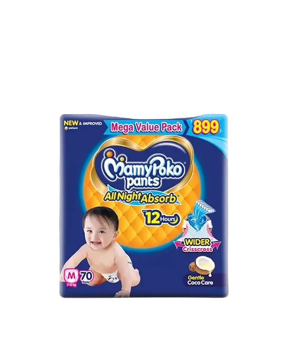 MamyPoko Pants All Night Absorb M-70'S