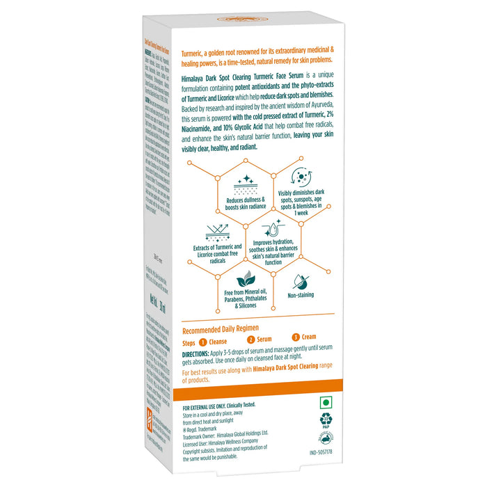Himalaya Dark Spot Clearing Turmeric Face Serum-30ML