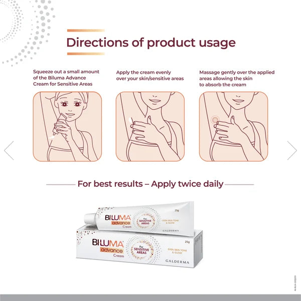 Cetaphil Biluma Advance Cream for Sensitive Areas - 25G