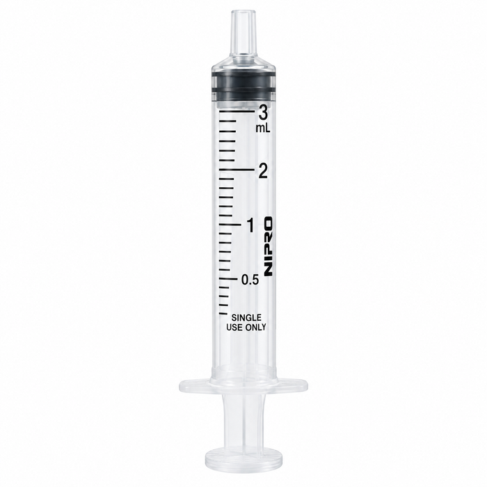 3 part syringe luer slip Centric  without needle NIPRO