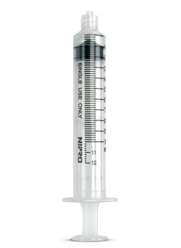 Nipro 50 mL 3-part Luer Lock Syringe Without Needle