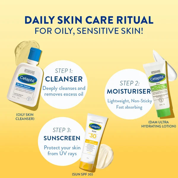 Cetaphil Sunscreen SPF 30 | Dermat recommended for Sensitive Skin-100ML