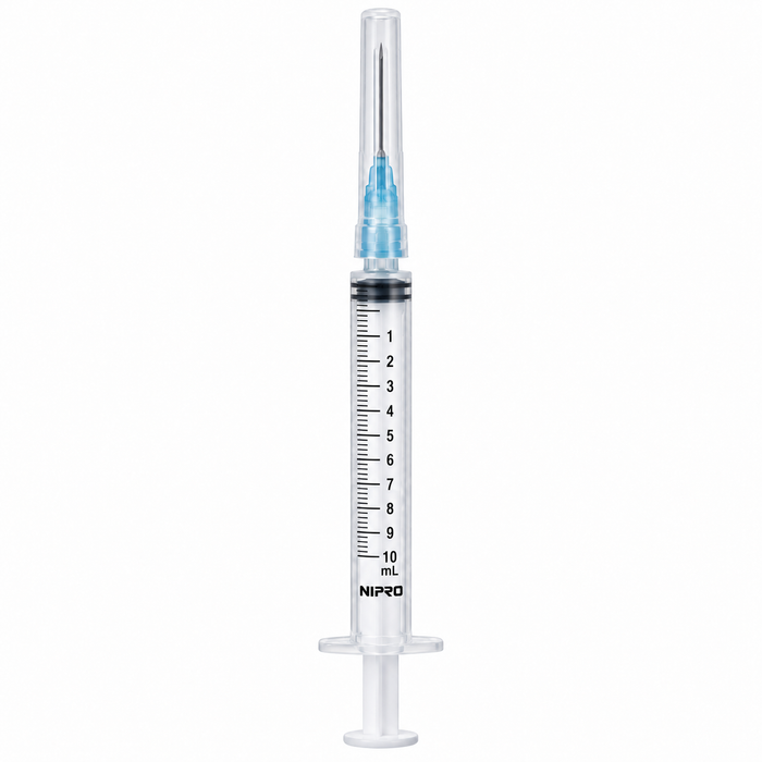 3-part syringe  Luer Slip with needle CENTRIC NIPRO