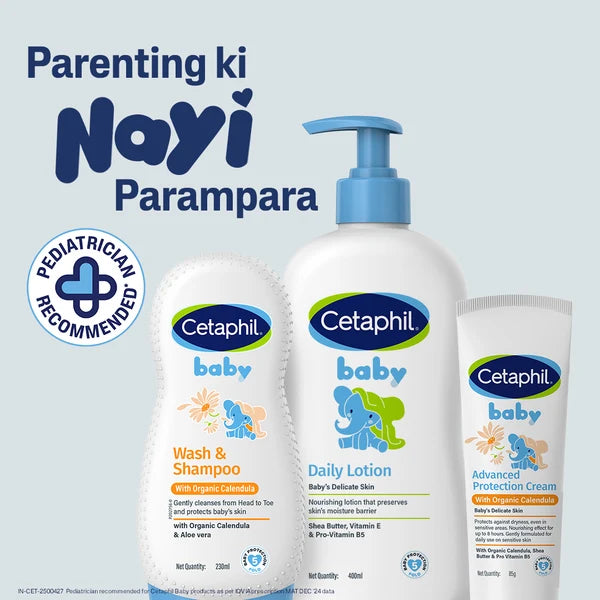 Cetaphil Baby Wash & Shampoo with Organic Calendula-230ml