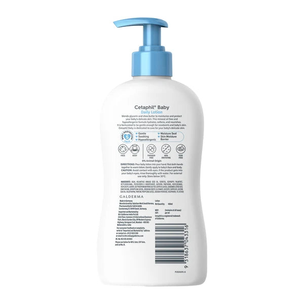 Cetaphil Baby Daily Lotion | Dermatologist Tested-400ML