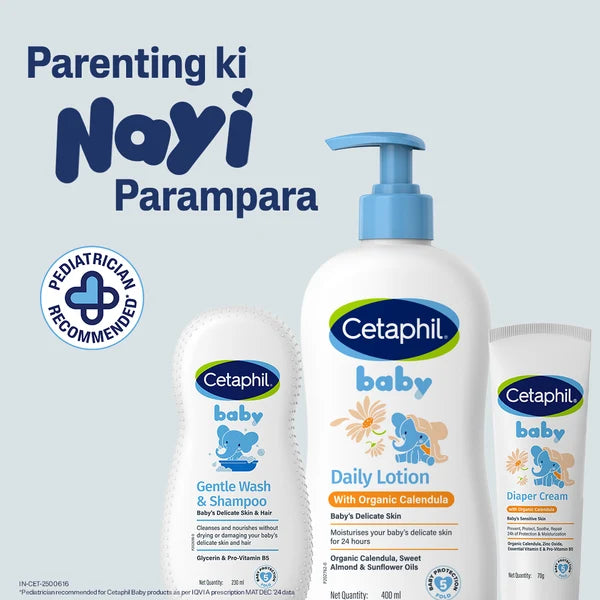 Cetaphil Baby Daily Lotion with Organic Calendula-400ml