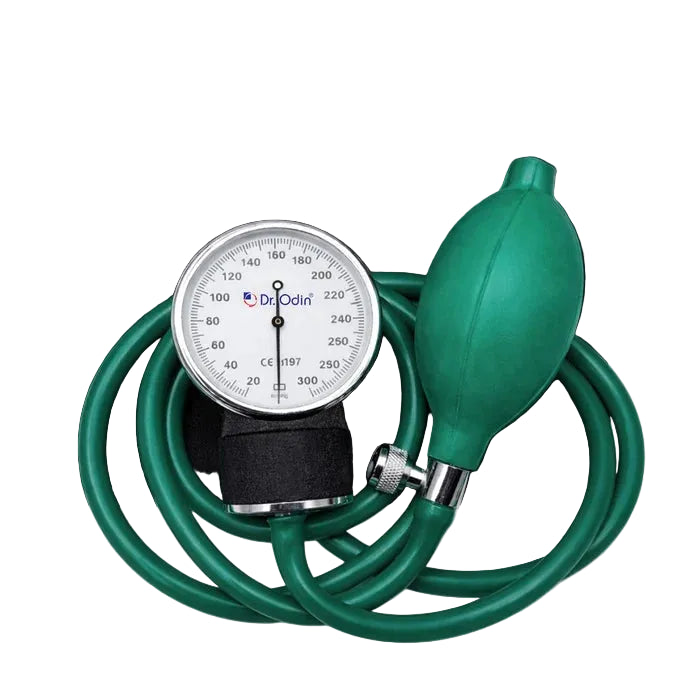 Aneroid Sphygmomanometer (OAS102) Green Color – with Adult Cuff